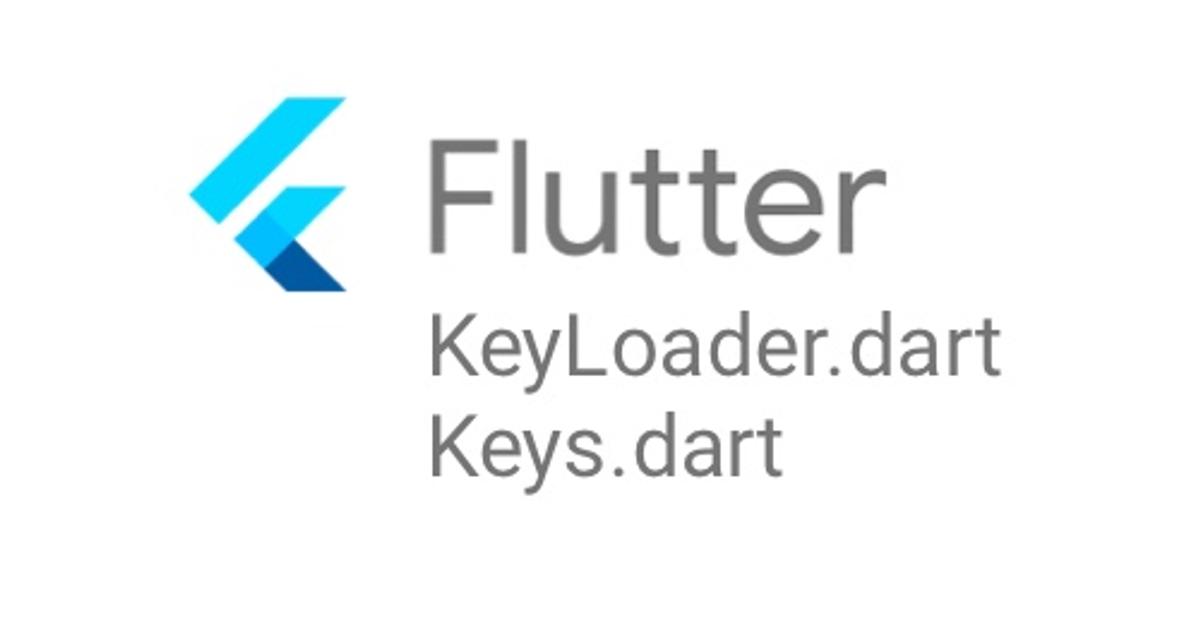 Load Secret Api Keys with Flutter without git file check in